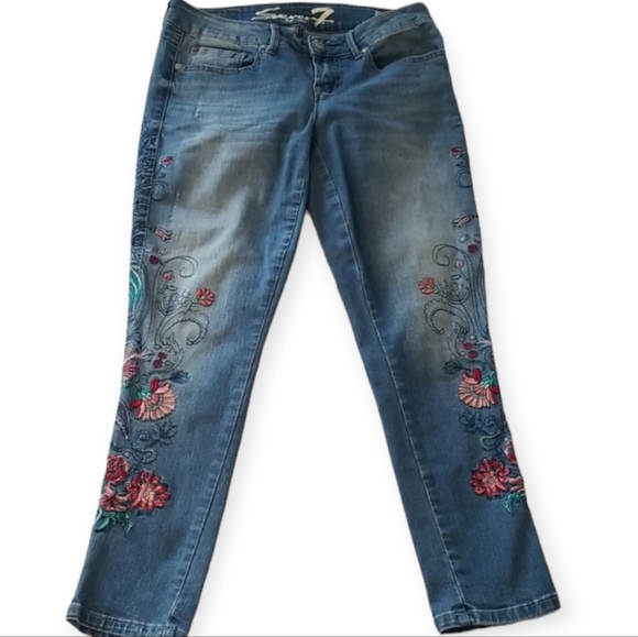 Jean Skinny SEVEN7 Taille 4 Neuf Avec étiquettes - Couleur Dark Gray - Prix Conseillé 89€